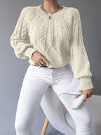 Women's Long Sleeve Ribbed Turtleneck Top