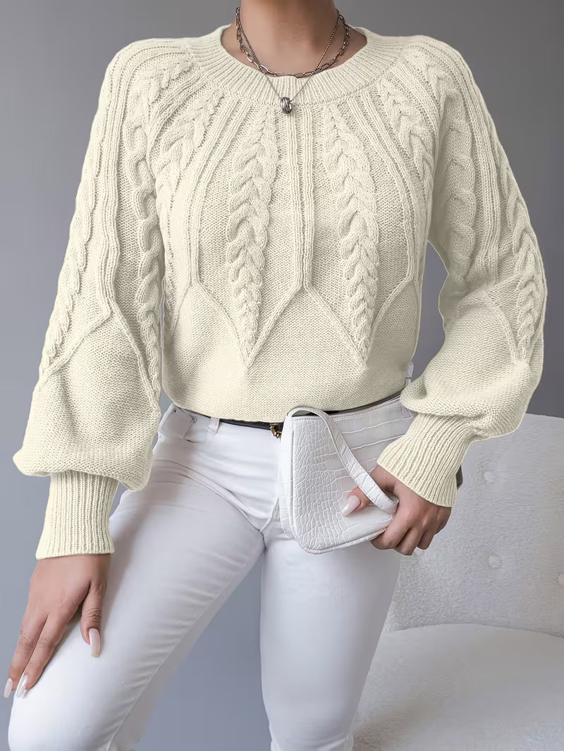 Women's Long Sleeve Ribbed Turtleneck Top