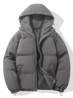 Unisex padded hooded puffer jacket for women and men