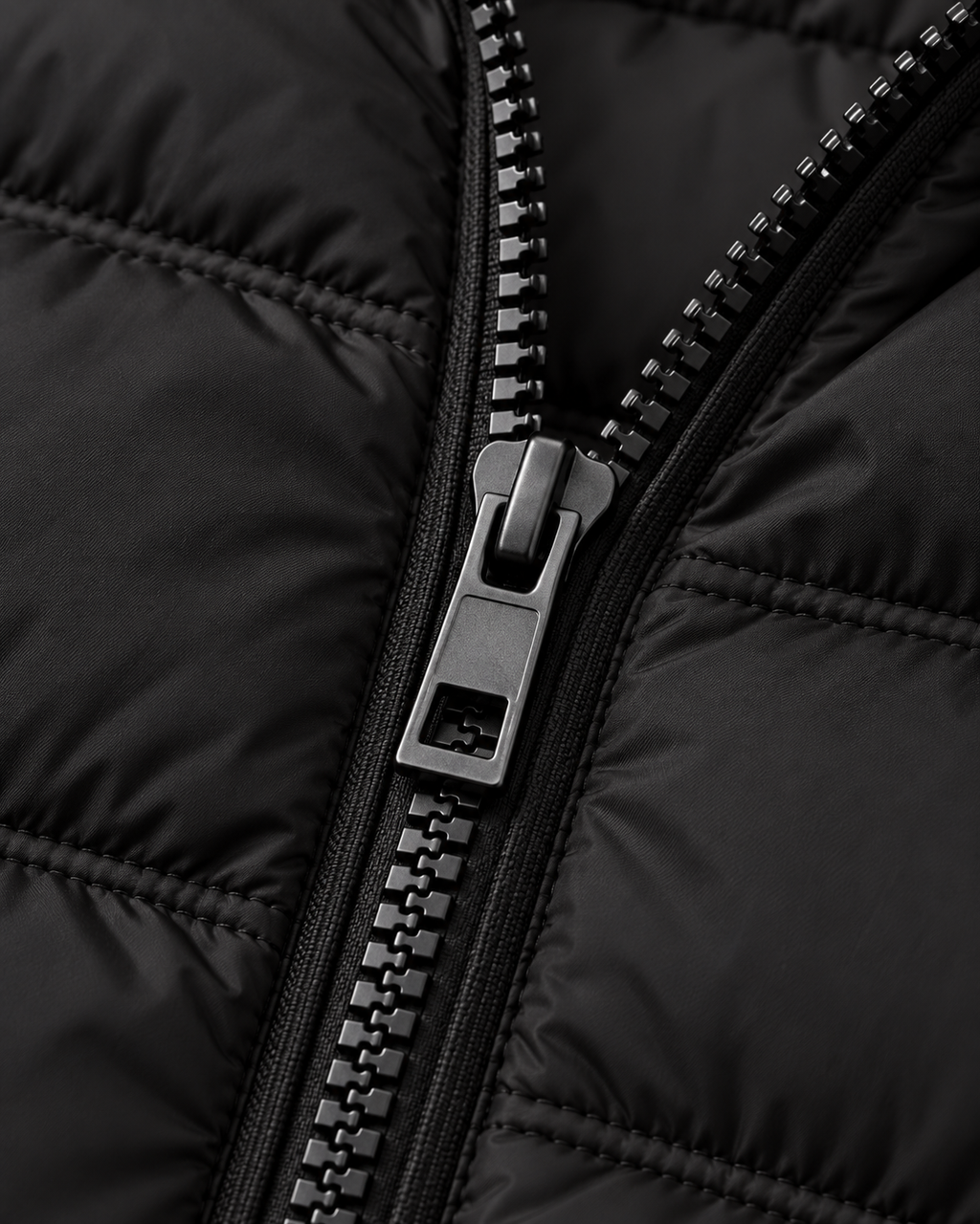 Women's Cotton Padded Hooded Puffer Jacket with Zip Front and Pockets