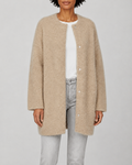 Women's Longline Button Front Knit Cardigan