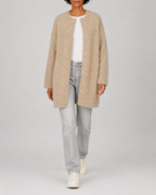 Women's Longline Button Front Knit Cardigan