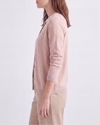 Women's Fitted V Neck Button Up Knit Cardigan