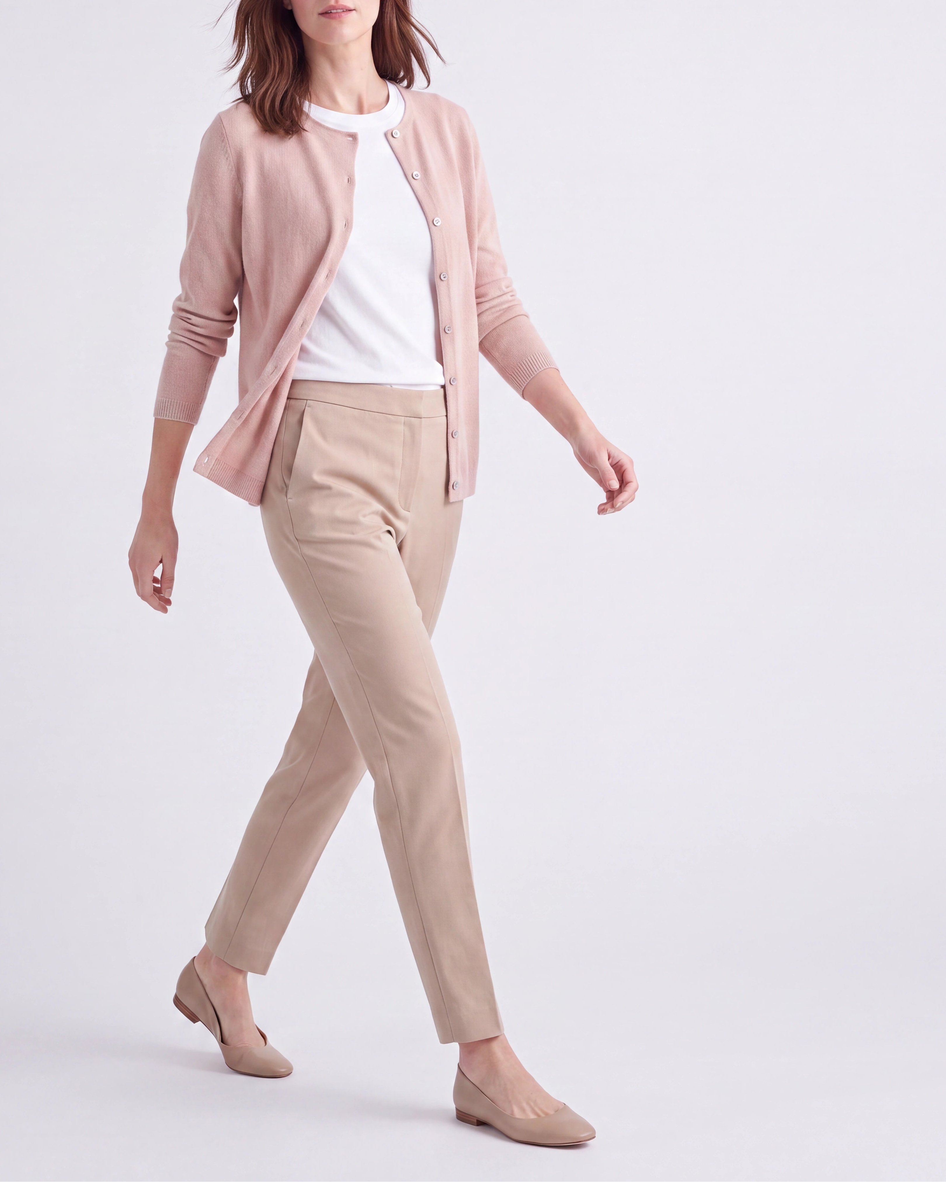 Women's Fitted V Neck Button Up Knit Cardigan