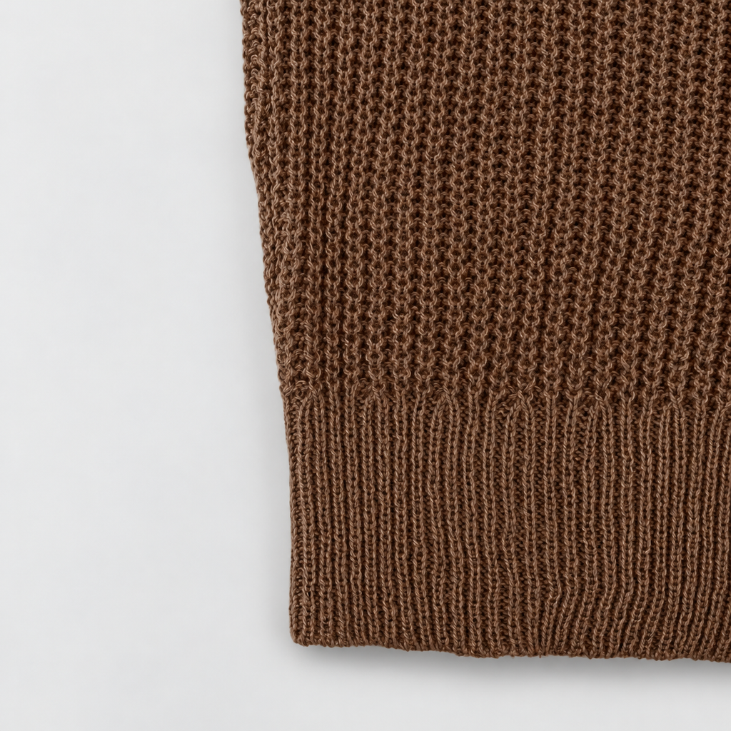 Women's Chunky Knit Maxi Cardigan with Open Front and Patch Pockets