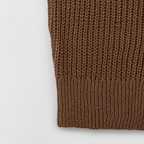 Women's Chunky Knit Maxi Cardigan with Open Front and Patch Pockets