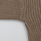 Women's Chunky Knit Maxi Cardigan with Open Front and Patch Pockets