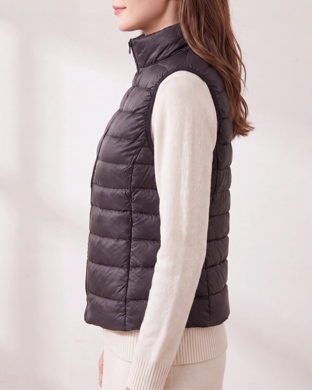 Women's Lightweight Padded Zip Up Puffer Gilet