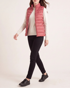 Women's Lightweight Padded Zip Up Puffer Gilet