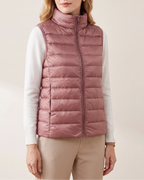 Women's Lightweight Padded Zip Up Puffer Gilet