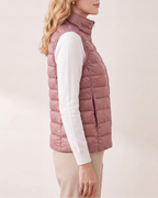 Women's Lightweight Padded Zip Up Puffer Gilet