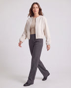 Women's Lightweight Zip Up Bomber Jacket