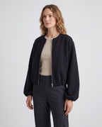 Women's Lightweight Zip Up Bomber Jacket