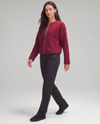 Women's Lightweight Zip Up Bomber Jacket