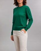 Women's Mock Neck Wool Look Knit Jumper