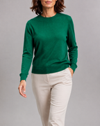 Women's Mock Neck Wool Look Knit Jumper