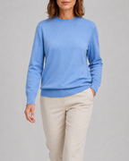 Women's Mock Neck Wool Look Knit Jumper