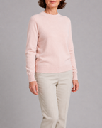 Women's Mock Neck Wool Look Knit Jumper