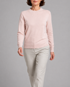 Women's Mock Neck Wool Look Knit Jumper