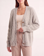 Women's Oversized Soft Knit Button Up Cardigan