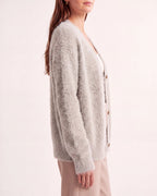 Women's Oversized Soft Knit Button Up Cardigan
