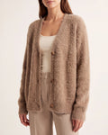 Women's Oversized Soft Knit Button Up Cardigan