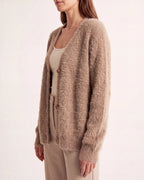 Women's Oversized Soft Knit Button Up Cardigan