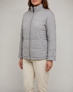 Women's Box Quilted Zip Up Padded Jacket