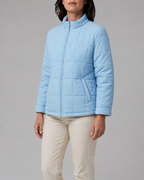 Women's Box Quilted Zip Up Padded Jacket