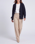 Women's Knit V Neck Button Up Cardigan