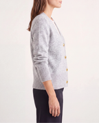 Women's Knit V Neck Button Up Cardigan