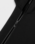 Women's Soft Longline Hooded Coat with Zip Front and Drawstring Hem