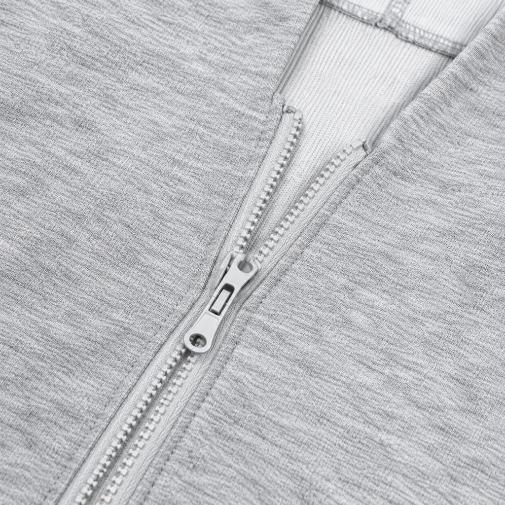 Women's Soft Longline Hooded Coat with Zip Front and Drawstring Hem