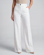 Women's High Waisted Straight Leg Tailored Trousers