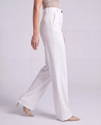 Women's High Waisted Straight Leg Tailored Trousers