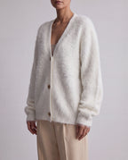Women's Soft Knit Button Front Cardigan with Relaxed Longline Fit