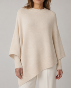 Women's Long Oversized Soft Knit Ribbed Crewneck Pullover Jumper