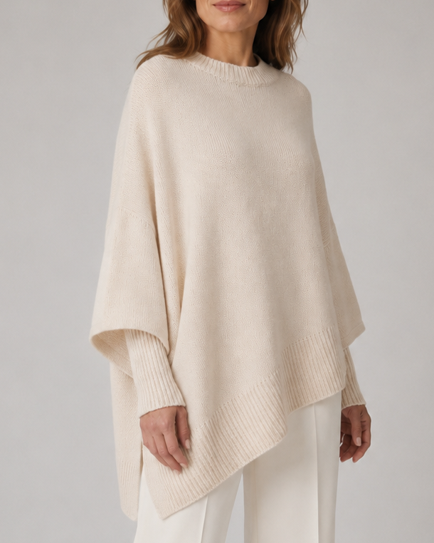 Women's Long Oversized Soft Knit Ribbed Crewneck Pullover Jumper