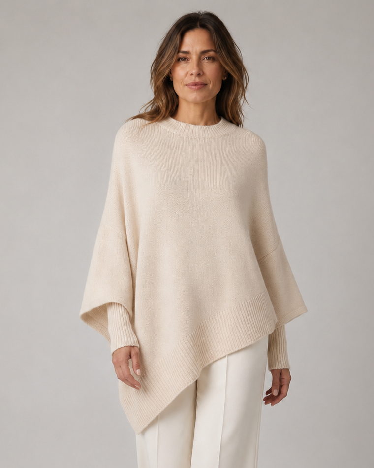 Women's Long Oversized Soft Knit Ribbed Crewneck Pullover Jumper