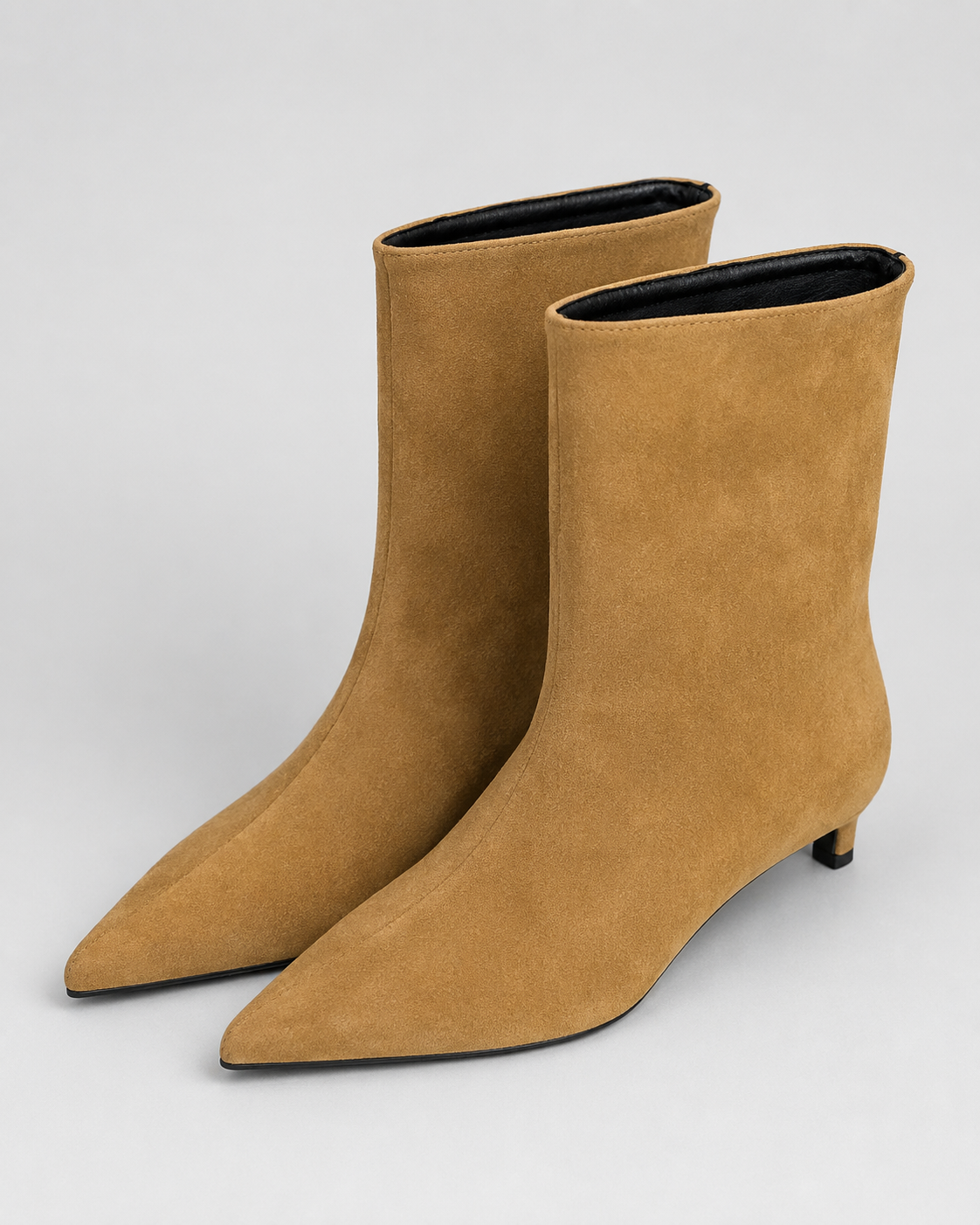 Women's Pointed Toe Low Heel Ankle Boots