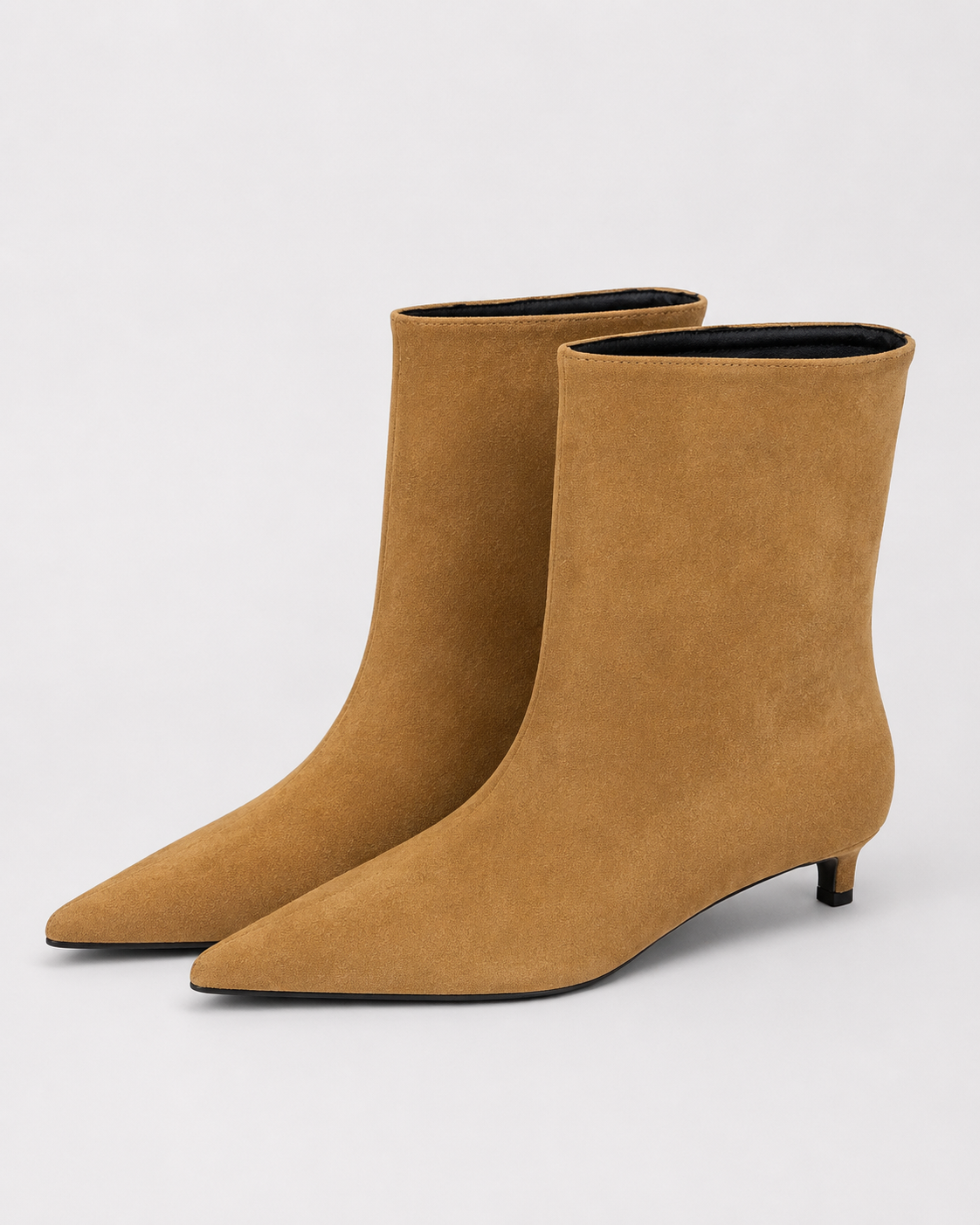 Women's Pointed Toe Low Heel Ankle Boots