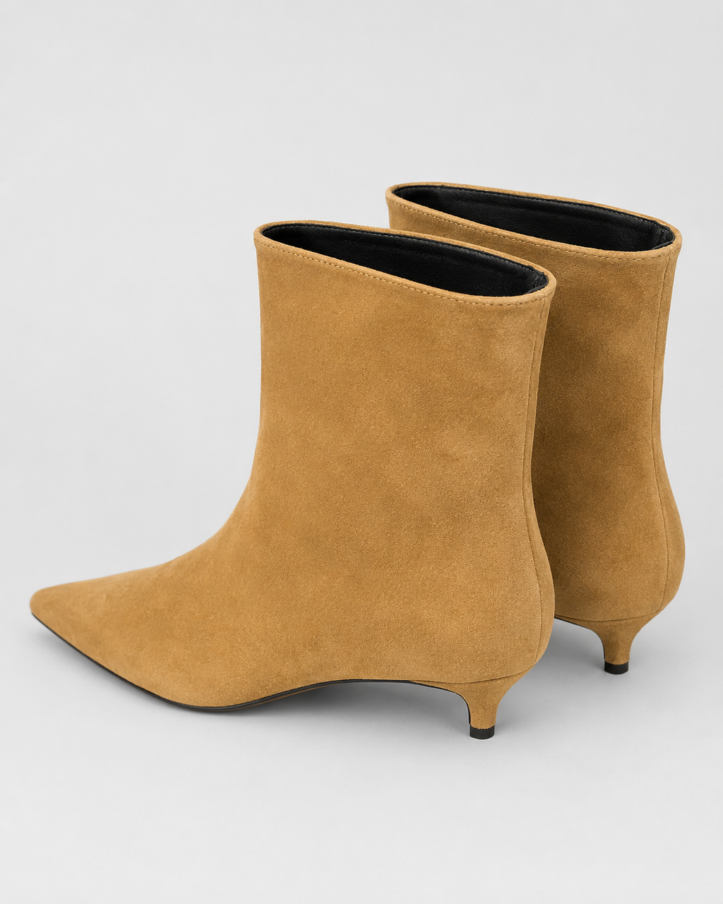Women's Pointed Toe Low Heel Ankle Boots