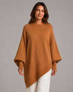 Women's Long Oversized Soft Knit Ribbed Crewneck Pullover Jumper