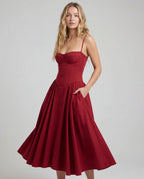 Sequin co-ord set - red front