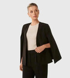 Women's Cape Blazer with Open Front