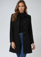Women's Winter Single Breasted Trench Coat 3