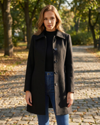 Women's Winter Single Breasted Trench Coat 1