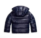 Women's Hooded Quilted Puffer Jacket with Zip Front and Pockets