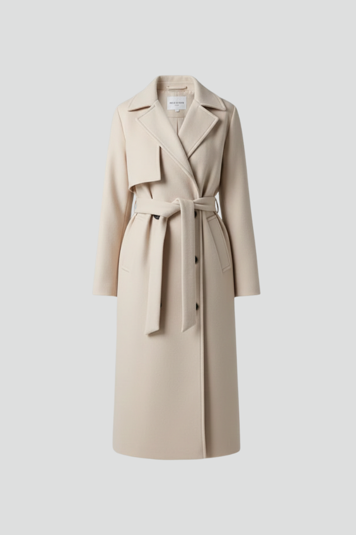 Women's Long Double Breasted Coat 2