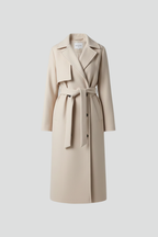 Women's Long Double Breasted Coat 2